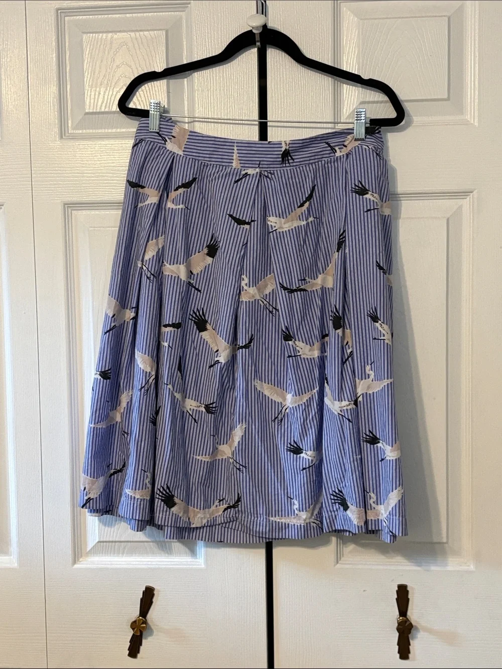 Who What Wear Striped Crane Skirt-20W - Picture 1 of 3